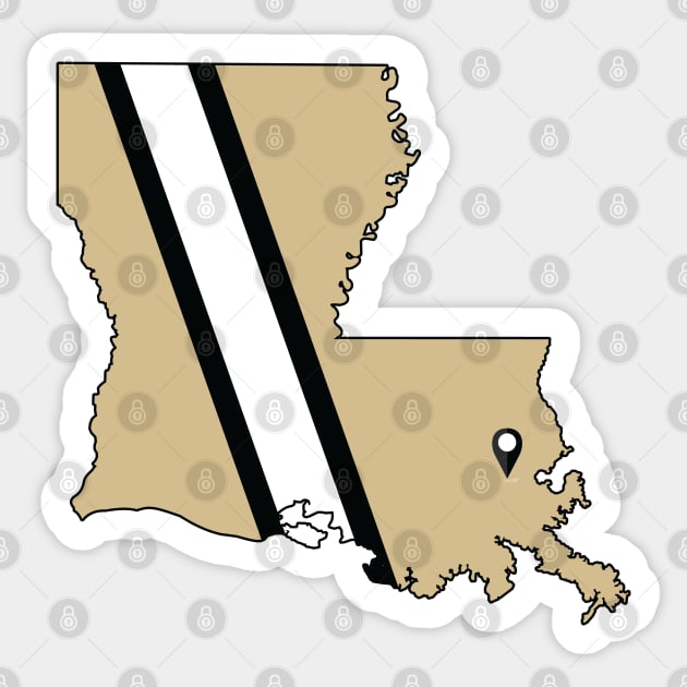 New Orleans Football Sticker by doctorheadly